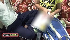 bahot drd ho raha hai bahan ke lode meri nazuk choot ko fad hi dega kya apne dost ki bahan ko study ke time randi banakar choda 😈