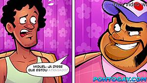 Virgin backpacker meets horny truck driver on highway