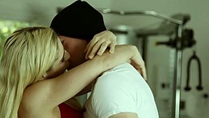 My stepsis deepthroats my big cock like a sword swallower, then swallows it all!