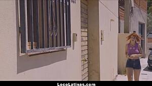 Hot spanish redhead teen latina gets fucked by big cock