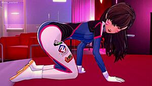 Hell yeah! DVA hits the love hotel again for wild 3D hentai anal action