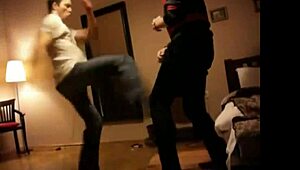 Gay Foot Kickboxing Match