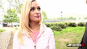 playful blonde crystal caytlin craves public outdoor sex