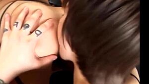 Best friend and I have fun licking each other’s butts on Halloween