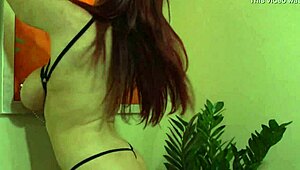 Redhead gets a facial and learns to love it