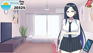 Megu hungry for dick in hentai