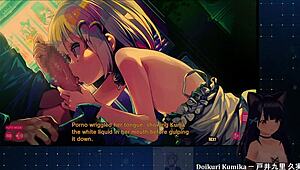 yo, blowjob and stylish chain fights with chainsaw girl in dohna dohna, wild stuff!