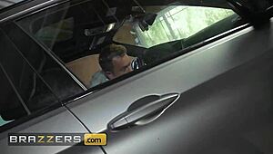 Alexis Fawx and Maddy May finger bang hot in the garage till Van Wylde joins for Brazzers action.