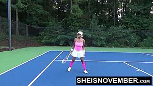 Hd msnovember gets face painted by big black cock with huge facial on cute ebony