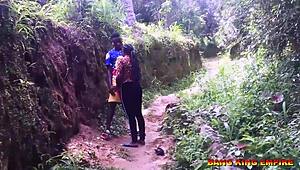 Hardcore Doggy Style with African Village Maiden in Close-Up Action