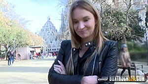 Beautiful Blonde Babe Piaff Has Public Sex