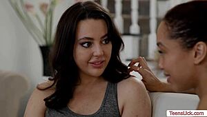 Seductive lesbian sex with alexis and whitney licking pussies!