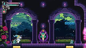 Flip witch pixel hentai game ep 13 with monster cock titjob and facial