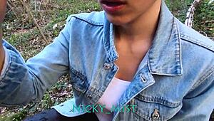 Cum in my stepsister's mouth without resistance 😜