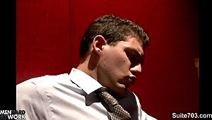 horny gays fuck hard in locker room with big cocks