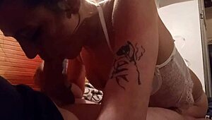 Dope slut sucks gangster off in deepthroat hardcore scene