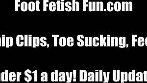 Jerk Your Cock While We Wiggle Our Toes For Ya