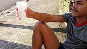 Anime Shemale Pounds Homeless Guy Outdoor POV Hard!