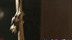 Big Tit Sub Babe Fucked Hard in Wild Bondage Scene!