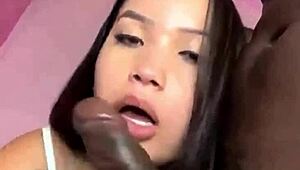 Man, BBC negão poundin’ that hot Japanese Lina Nakamura real good, oops!