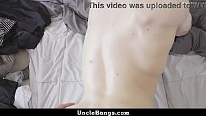 Stepdad reminds young stepson to finish chores before leaving