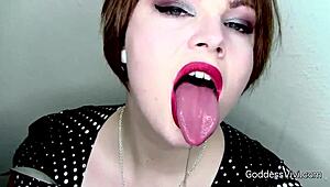 Beauty girls tongue - 4