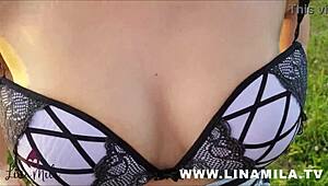 Shy Girl Enjoys Outdoor Adventure with Friend