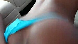 Intense Fucking With Lil Bitch In Car