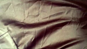 French slut in satin lingerie for intense doggy fucking