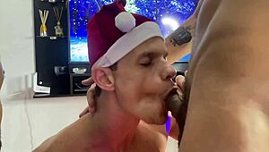 Brazilian Christmas Orgy With Monster Cocks And Gloryhole Fun
