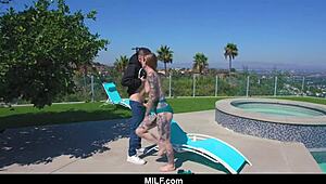 Tattooed Milf Penny Archer Helps Young Neighbor