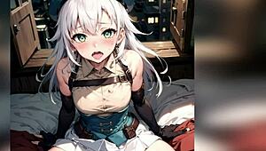 young girl in animated story with big tits