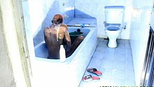 my stepbrother fucks me bent over in the bathroom