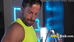 Bossy Girlfriend Gets Caught Cheating During Yoga Workout, Faces Instant Karma with Muff Diving