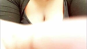 hey, bangladesh sexy bhabhi shows off her big tits in group action