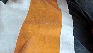 foot fetish fun with piercing and fishnets in homemade anime style