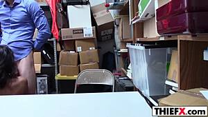 Spreading Hot Teen Legs on Office Desk for Big Cock Hardcore Escape Plan.