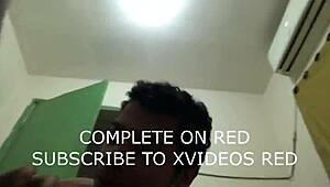 Super Blowjob Exchange Between Sexy Brazilian Gay Couple in Hot Amateur Action 😍