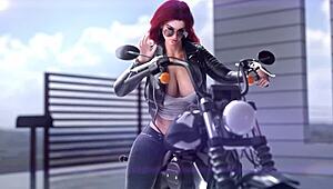 All SEX SCENES from Apocalust Part 4 - Outdoor Ebony Action