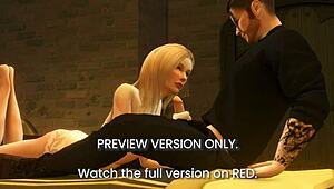 Rough 3D Hentai Bride Gets Aced!