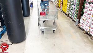Big cocked amateur gets rough anal in public