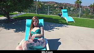 Tattooed Milf Penny Archer Helps Young Neighbor