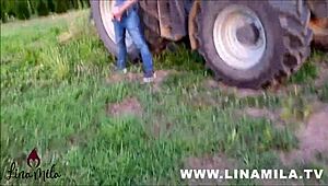 Shy Girl Enjoys Outdoor Adventure with Friend