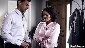 I am the annoyed milf wife who jumped into this cheating threesome sex.