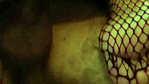 foot fetish fun with piercing and fishnets in homemade anime style