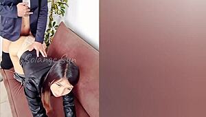 Latina bride addicted to semen trades ass for hot cum