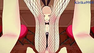 Himiko Toga and Izuku Midoriya in steamy hentai action