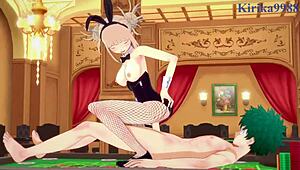 Himiko Toga and Izuku Midoriya in steamy hentai action