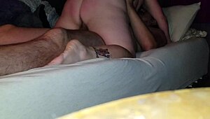 Sexy BBW MILF Fucks Her Husband's Monster Cock And Gets Spanked