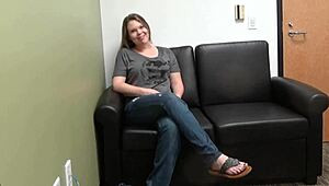 Skinny Amathest Rose Gags On Extreme Deepthroat Blowjob